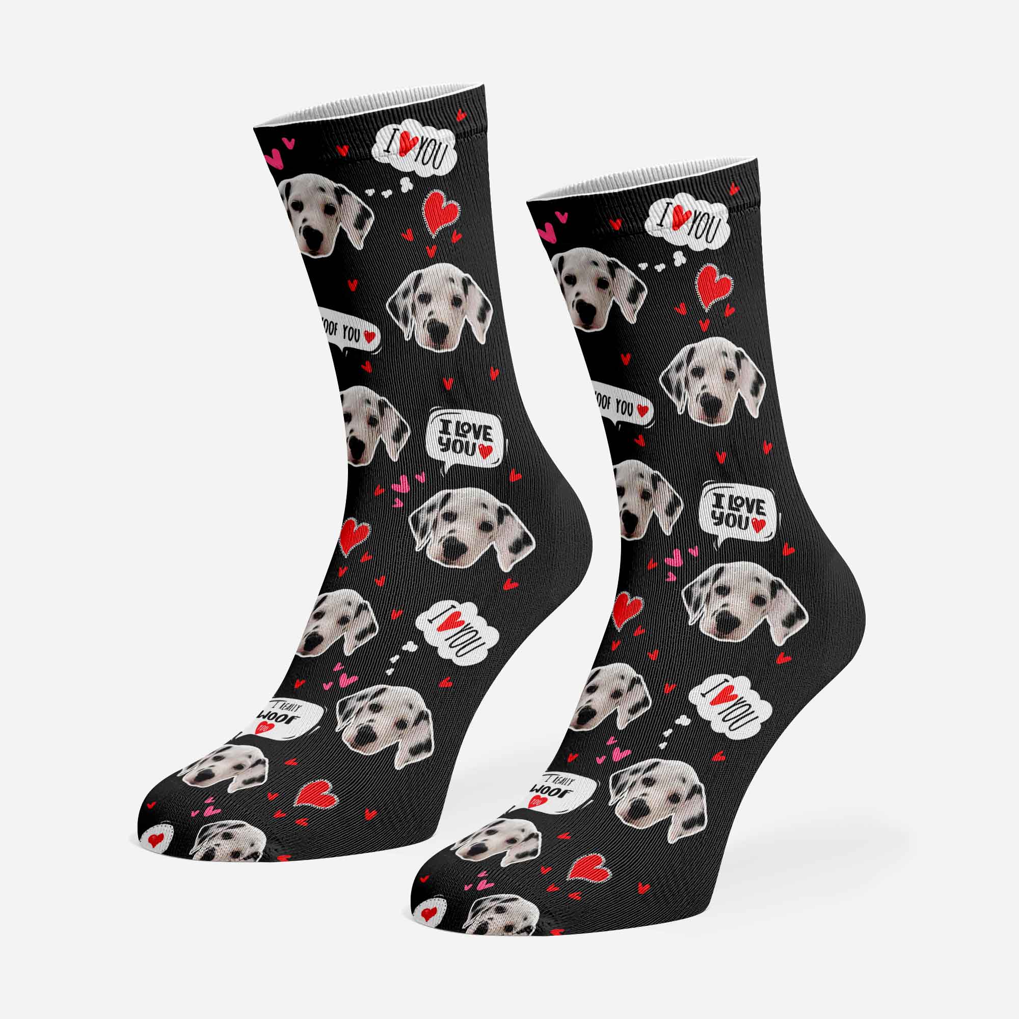 I Woof You Socks