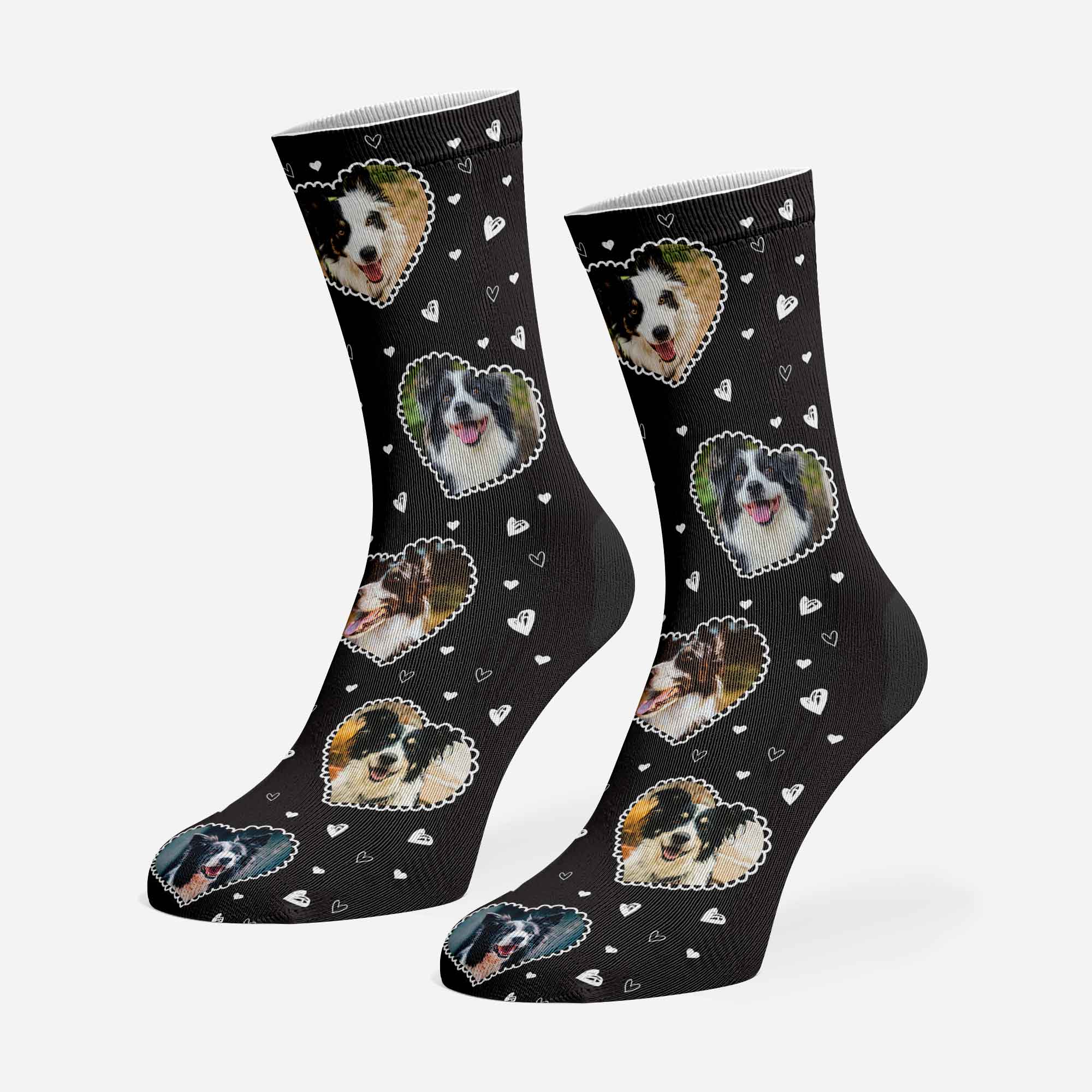 Love Pattern Doodle Socks