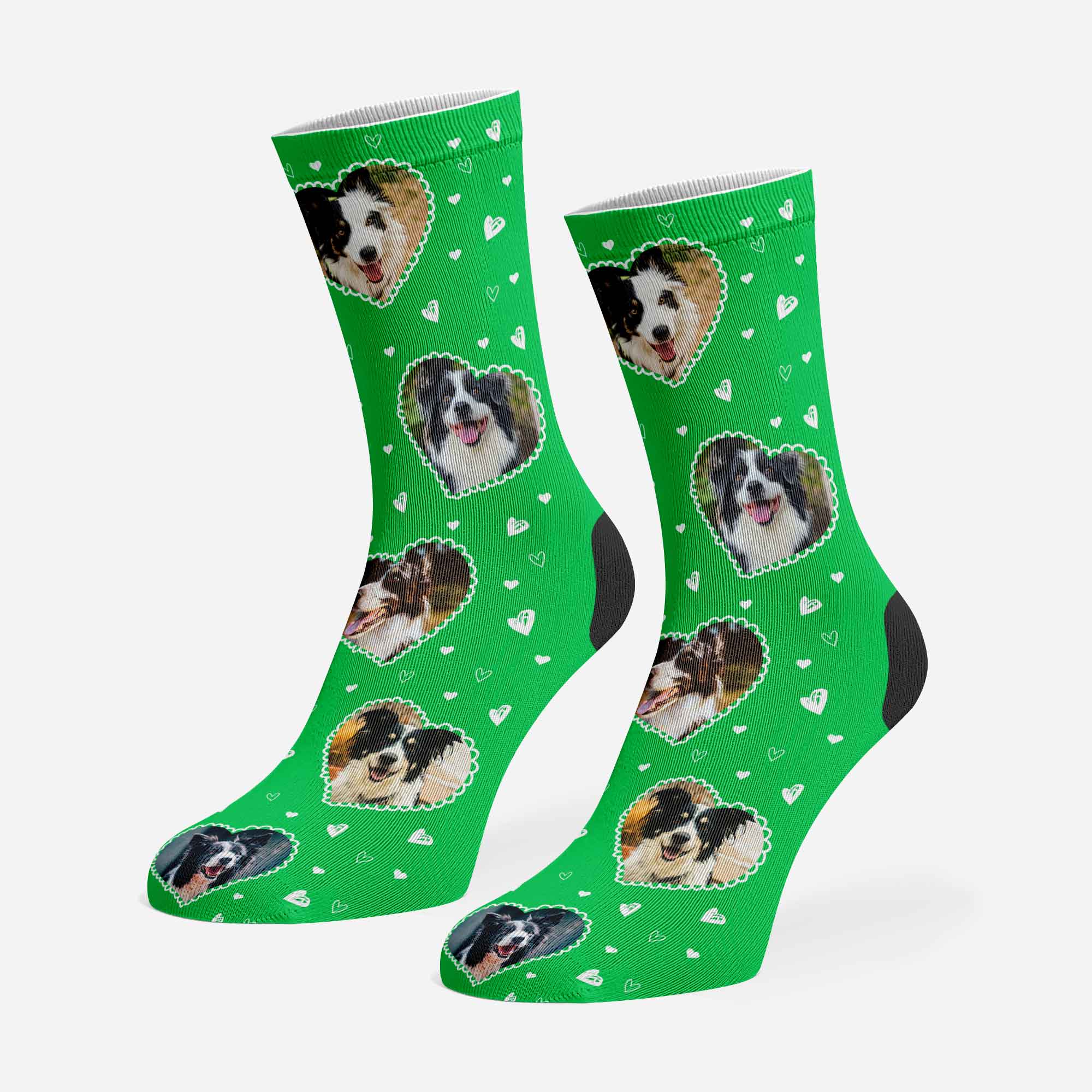 Love Pattern Doodle Socks