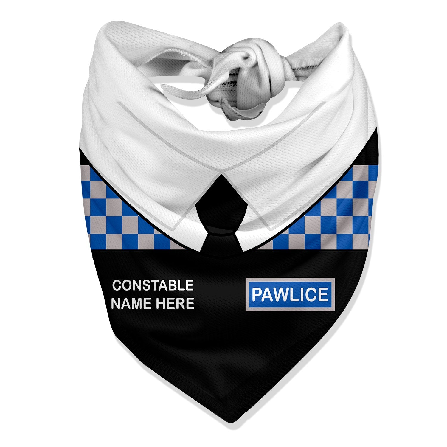 Paw-lice Dog Personalized Bandana