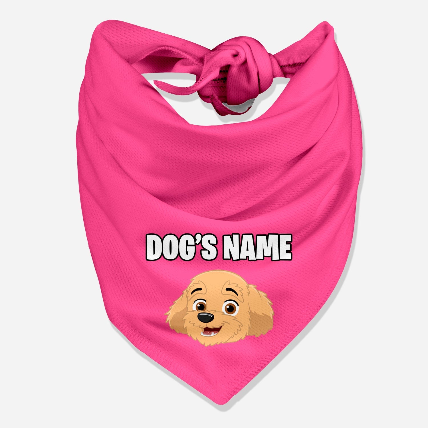 Your Dog Cartoon Personalized Bandana
