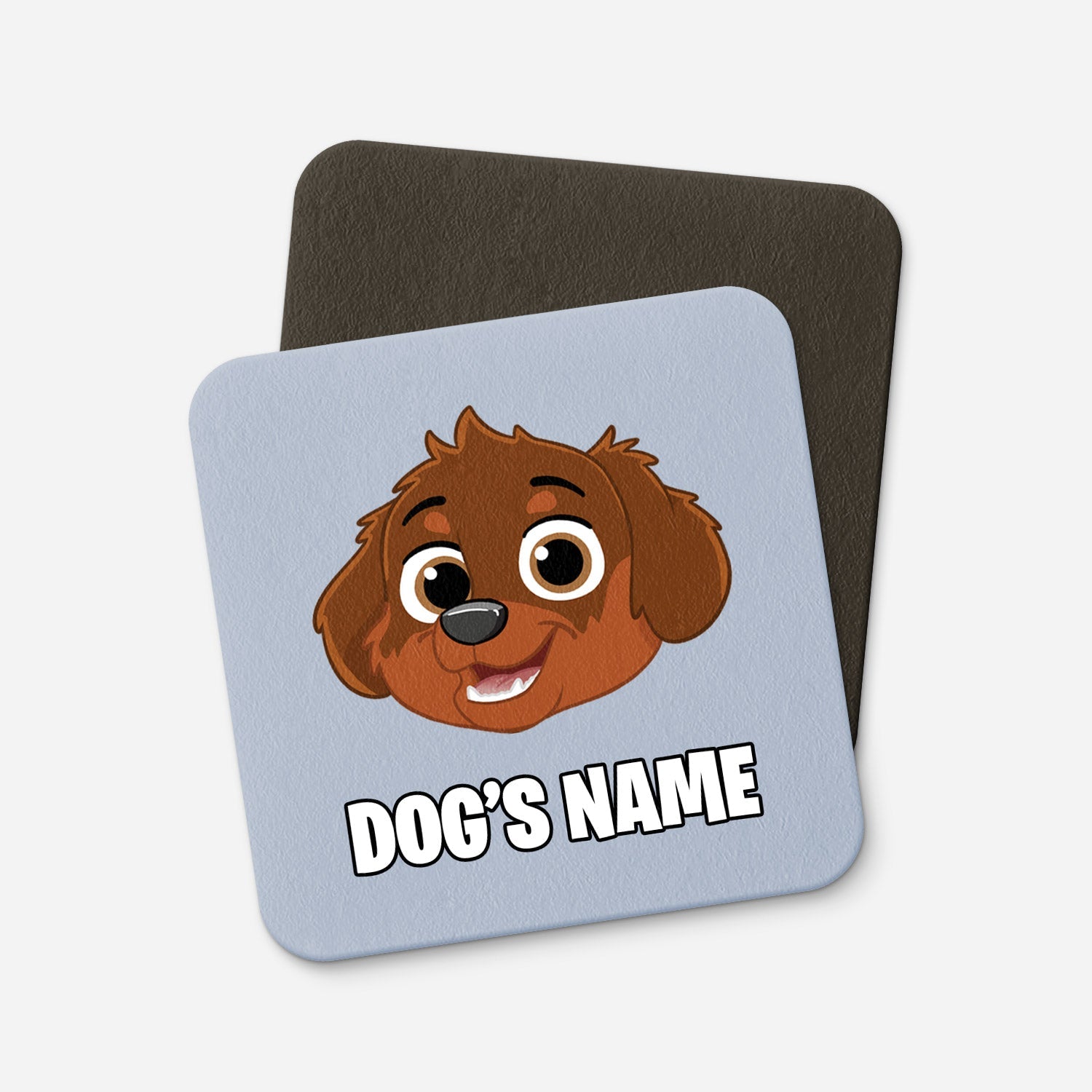 Your Dog Cartoon Personalized Coasters