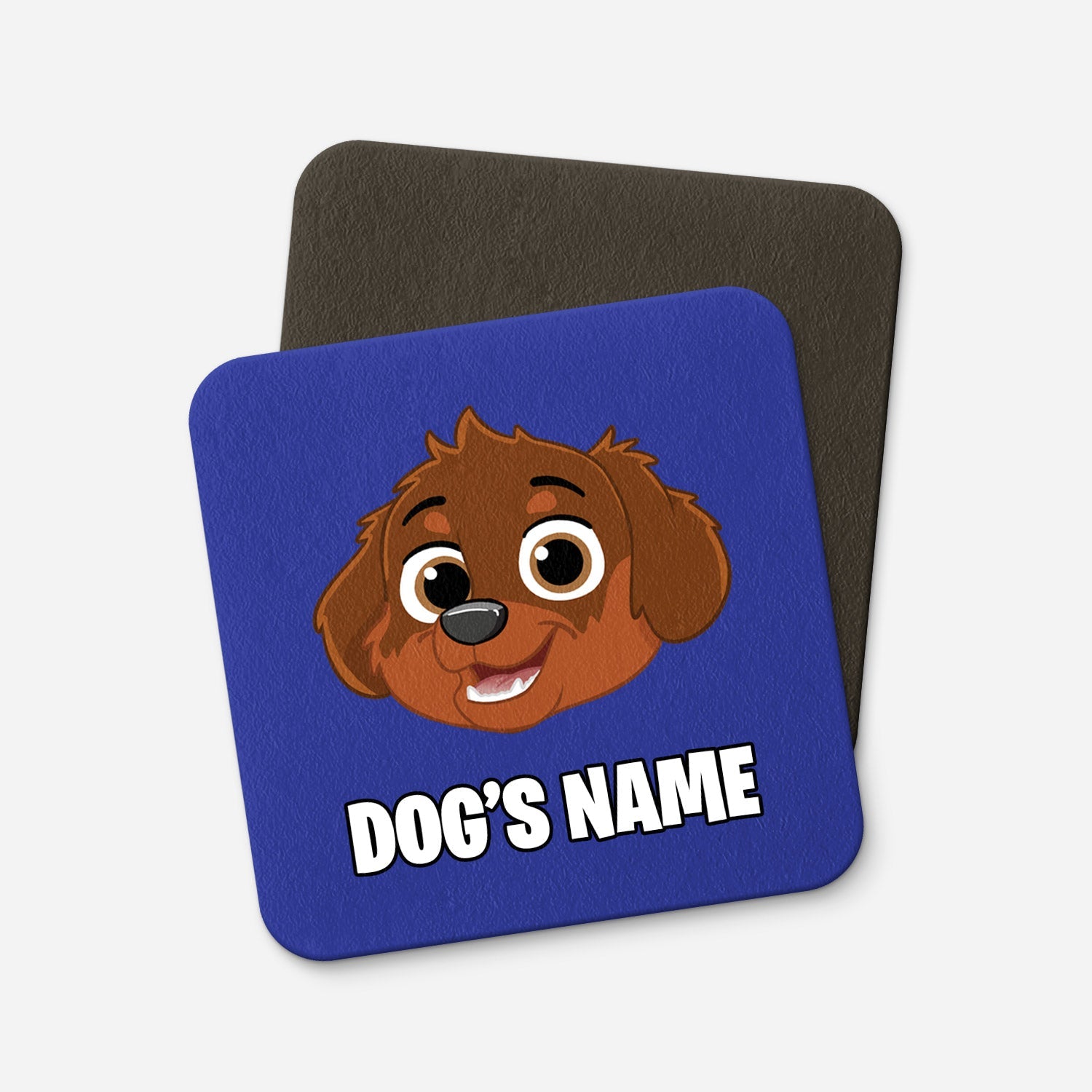 Your Dog Cartoon Personalized Coasters