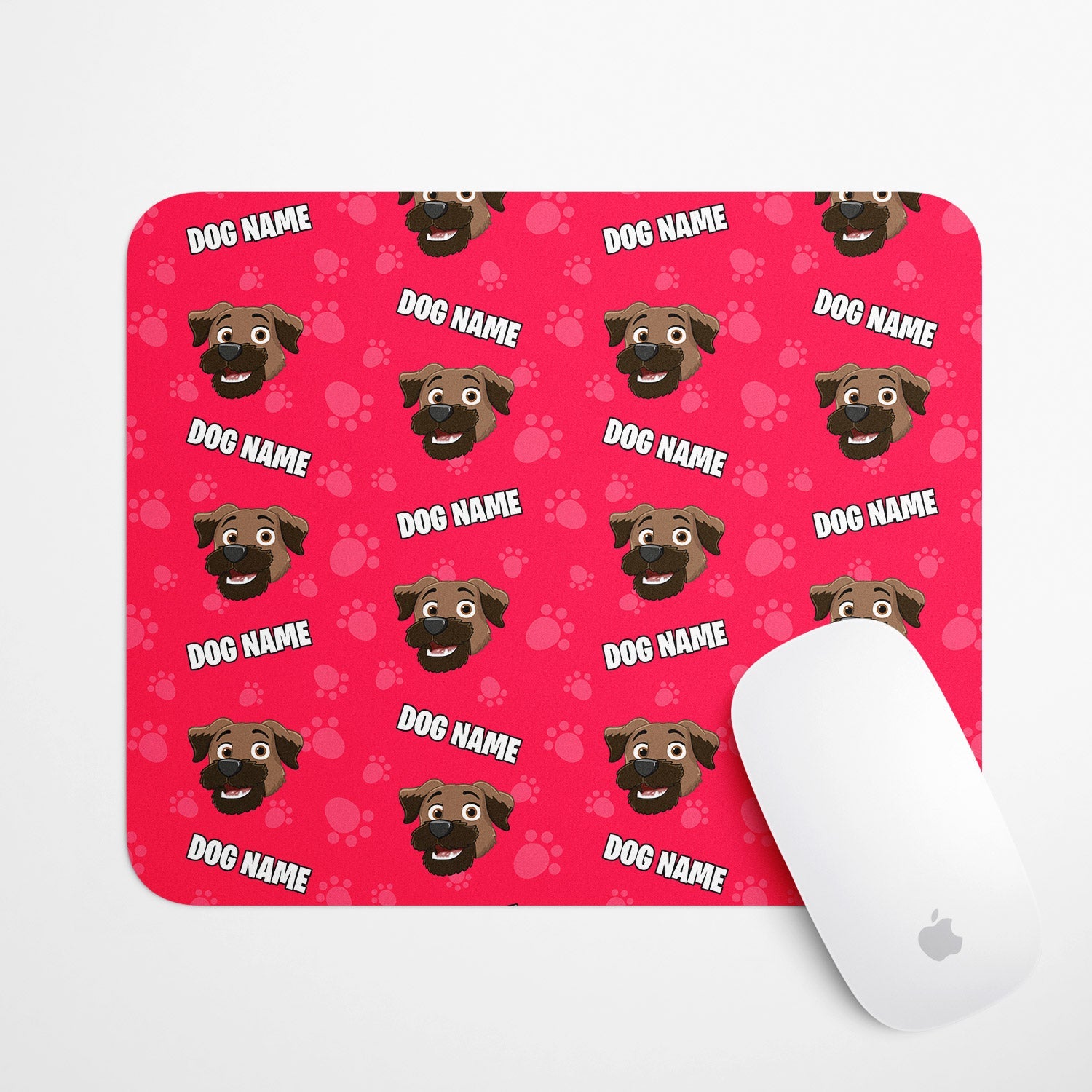 Your Cartoon Dog Personalized Mouse Pad
