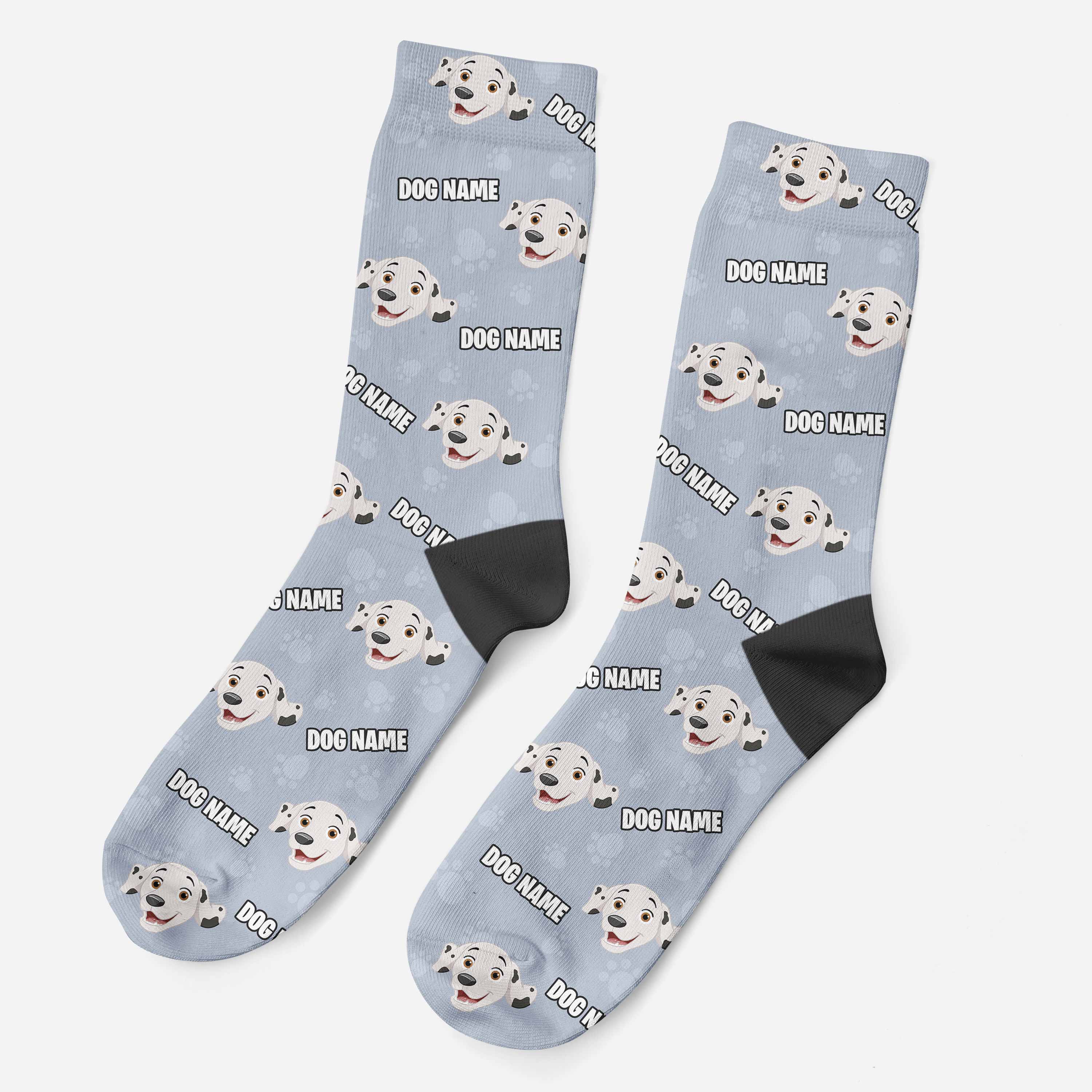 Your Cartoon Dog Personalized Socks