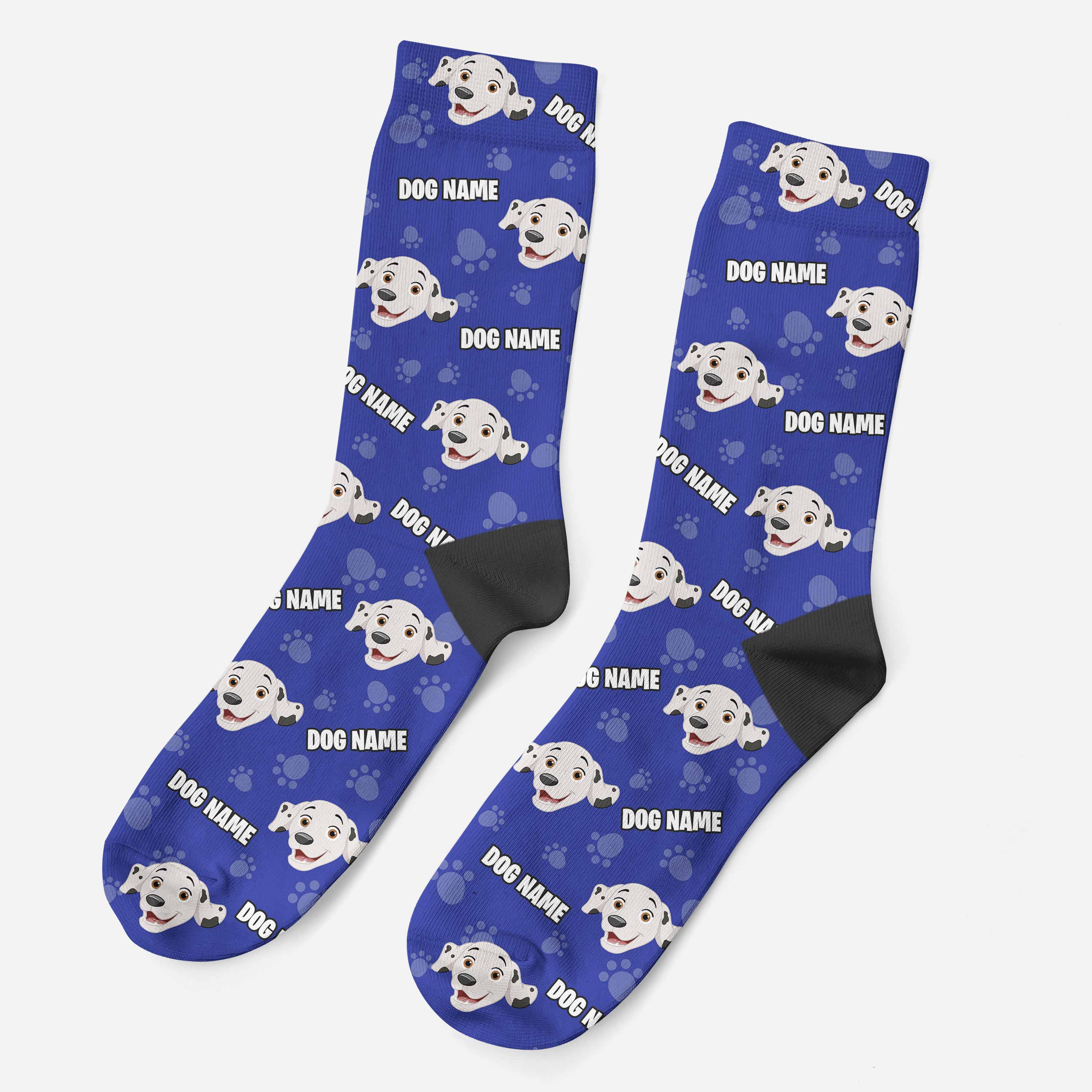 Your Cartoon Dog Personalized Socks
