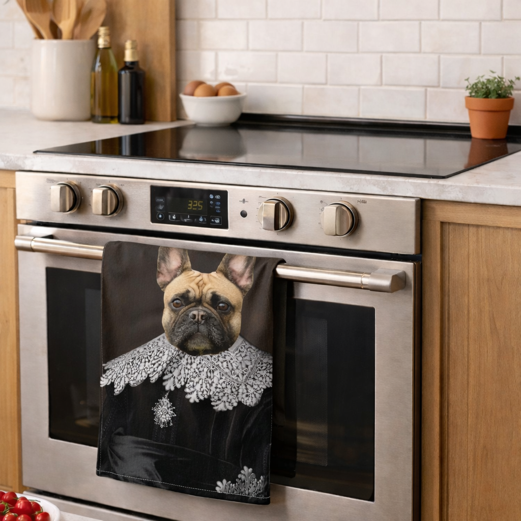 Dog Gentleman Dish Towel