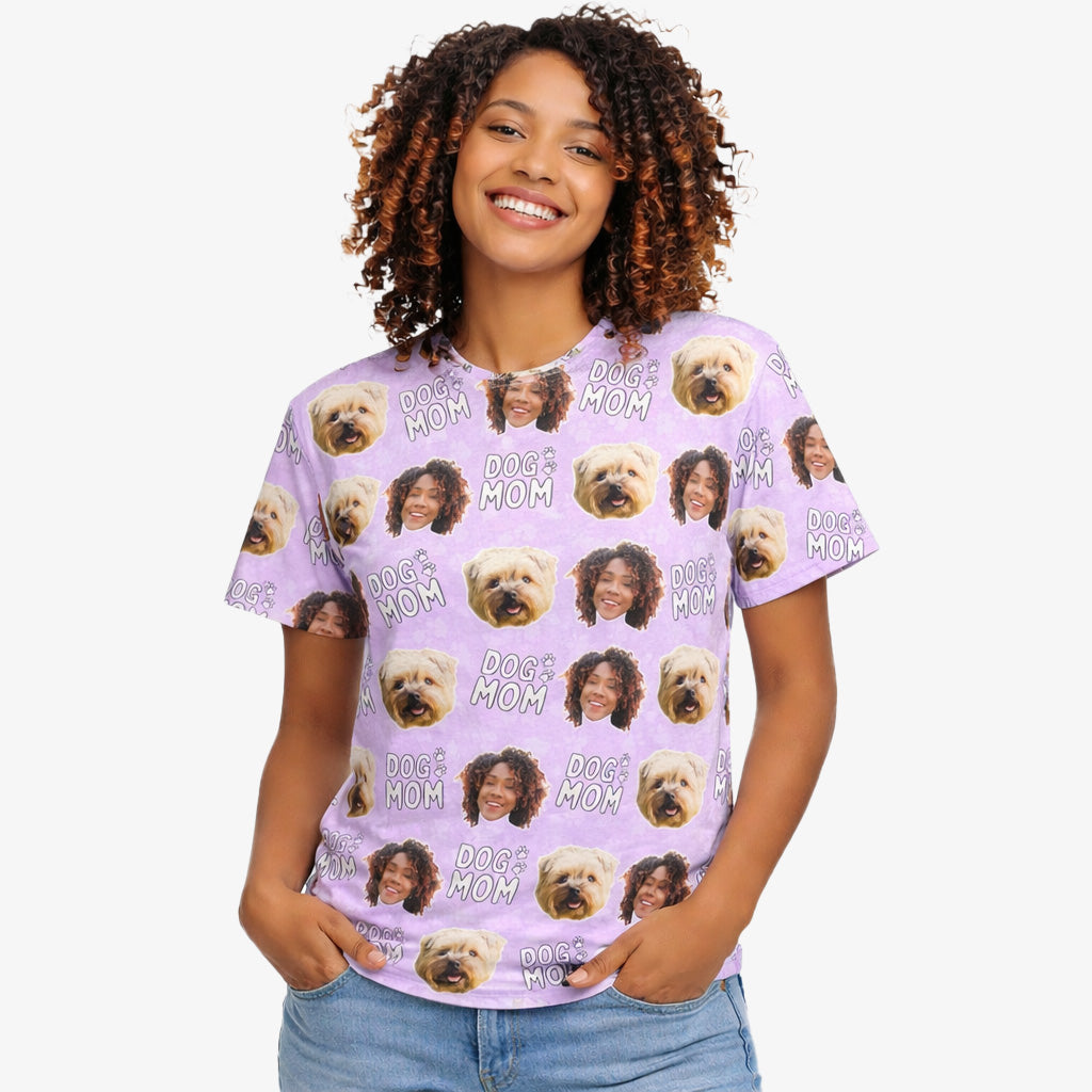 Dog Mom Custom T-Shirt
