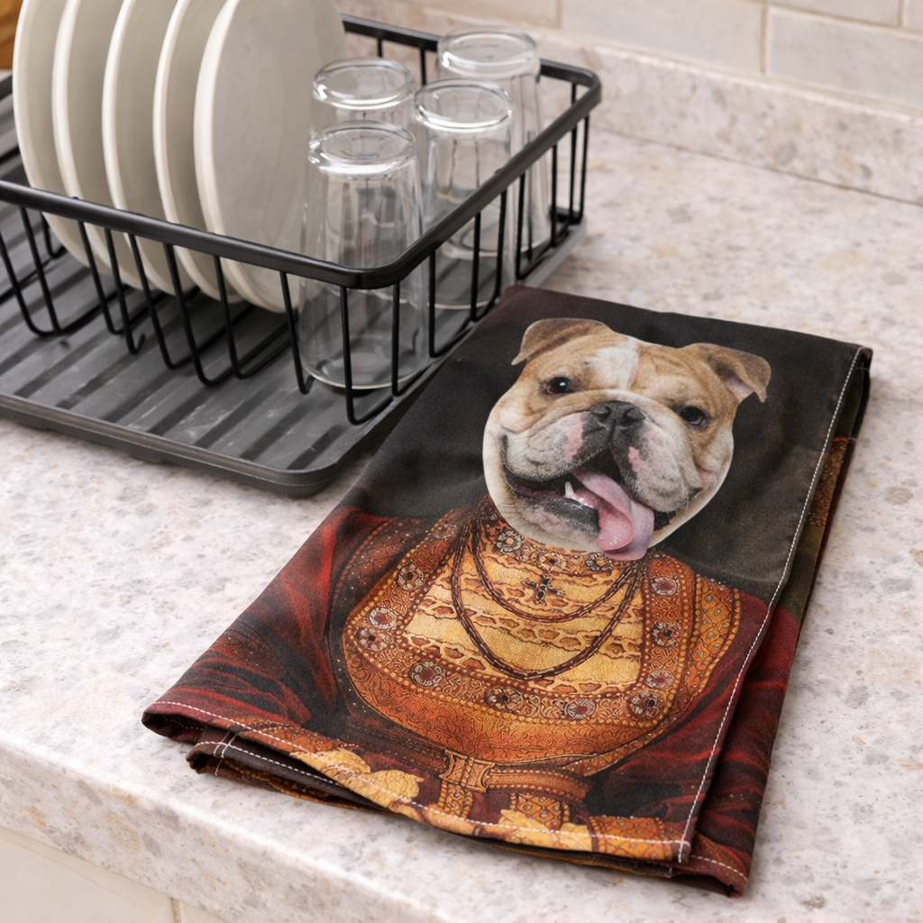 Dog Royal Highness Dish Towel