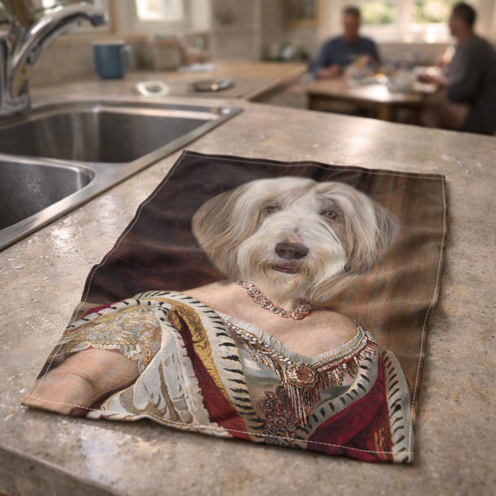 Dog Royal Lady Dish Towel