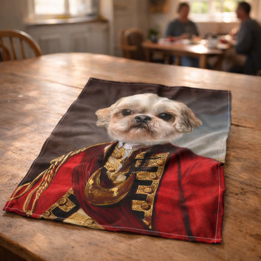 Dog Royal Regiment Dish Towel