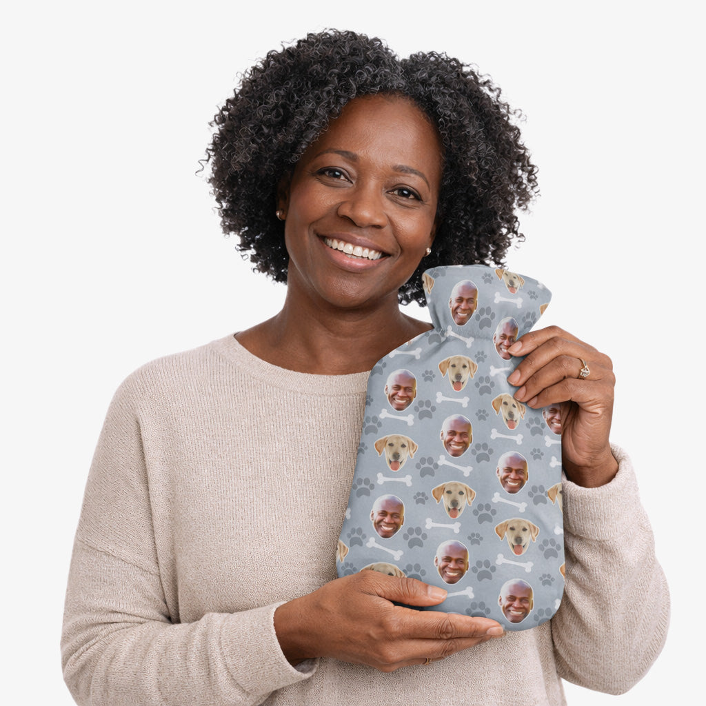 Dog & Owner Personalized Hot Water Bottle