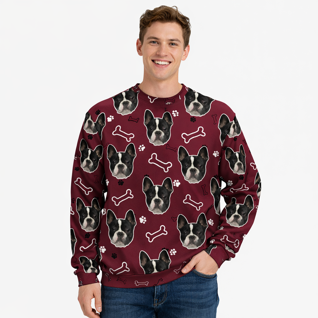 Doodle Paws and Bones Personalized Sweatshirt