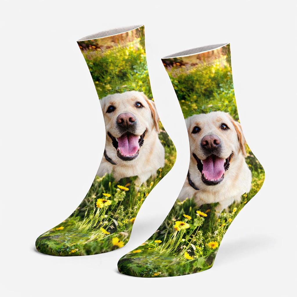 Full Photo Personalized Dog Socks