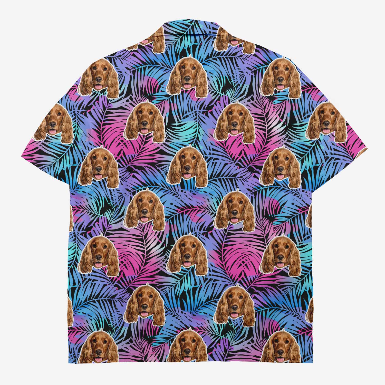 Your Dog Neon Tropical Custom Hawaiian Shirt