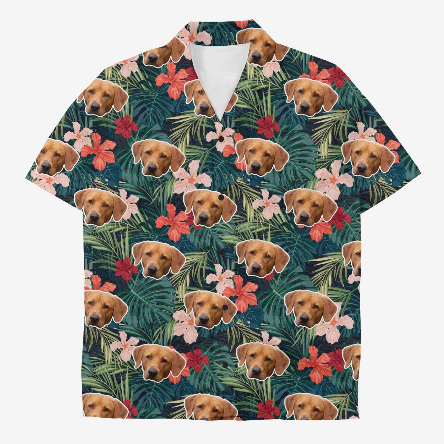Your Dog Tropical Forest Custom Hawaiian Shirt