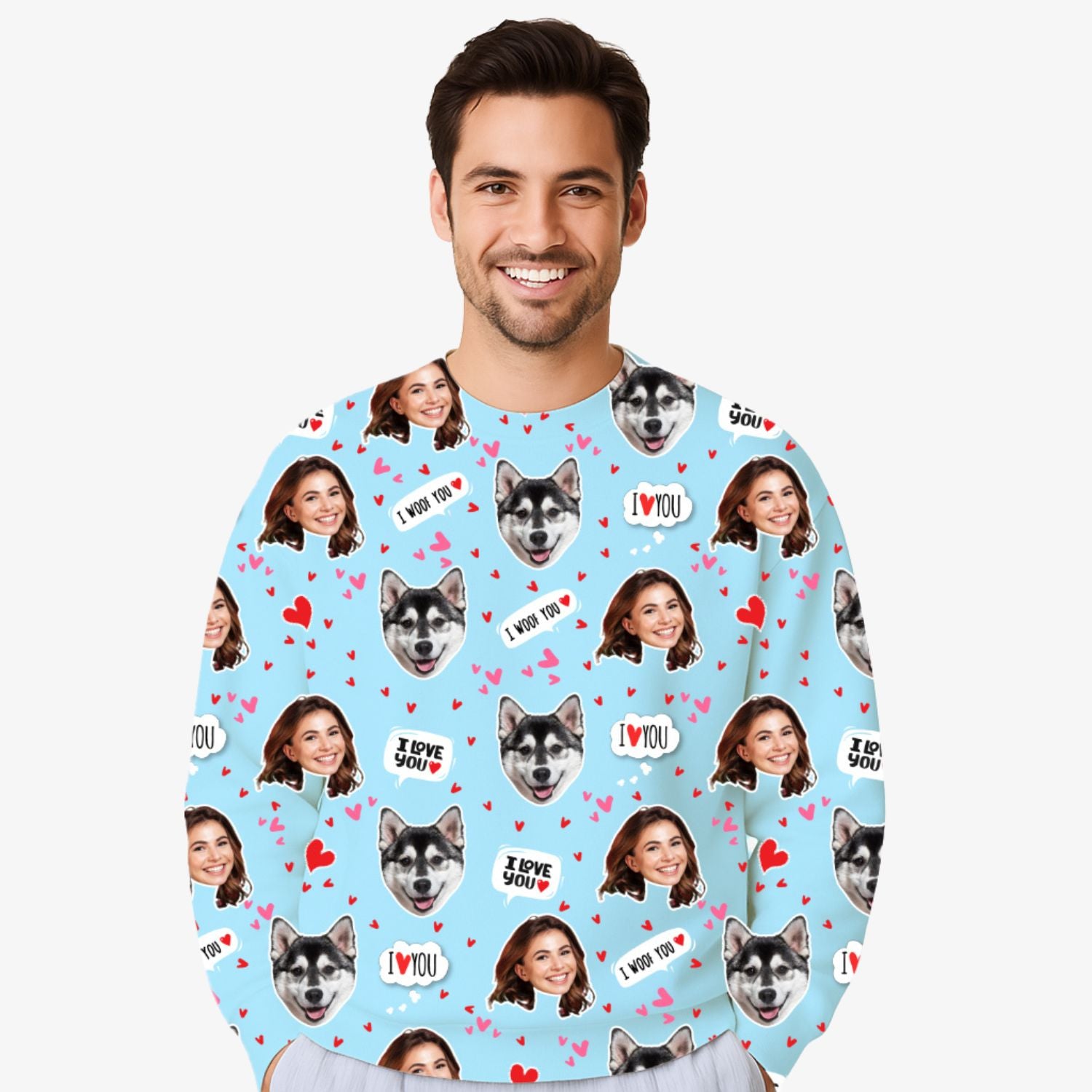 I Woof You Personalized Sweatshirt