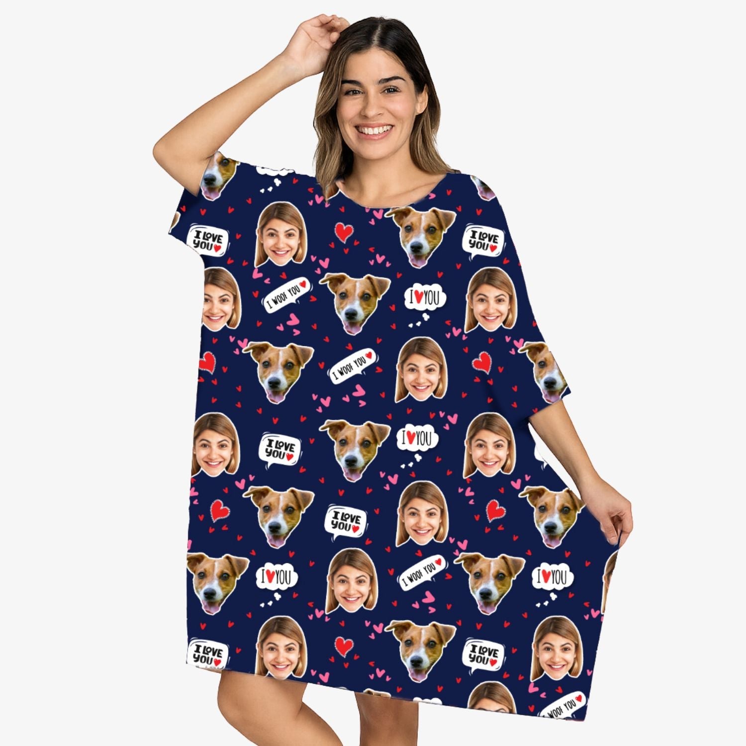 I Woof You Custom Sleep Tee