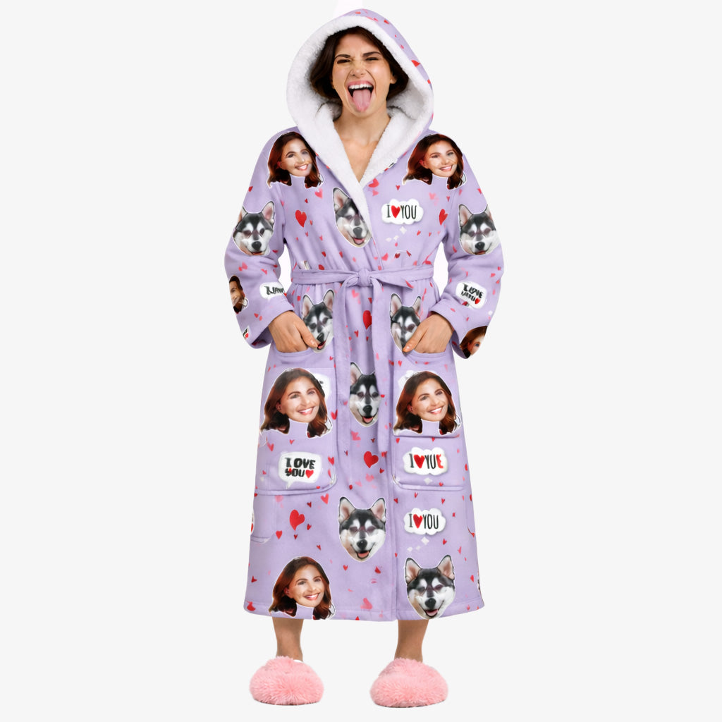 I Woof You Personalized Bathrobe