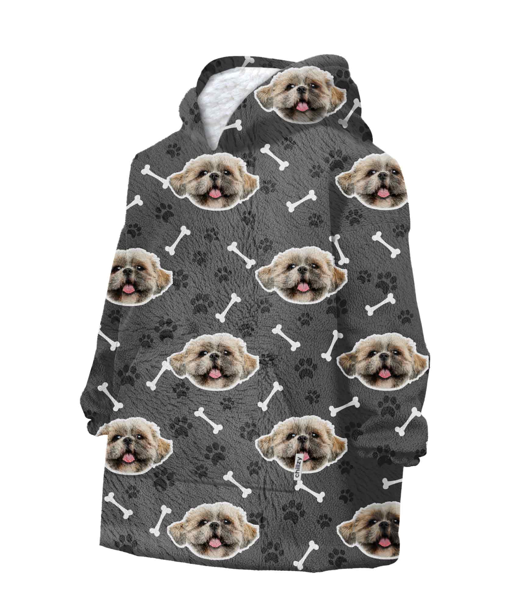 Your Dog Chillzy Kids Hoodie Blanket