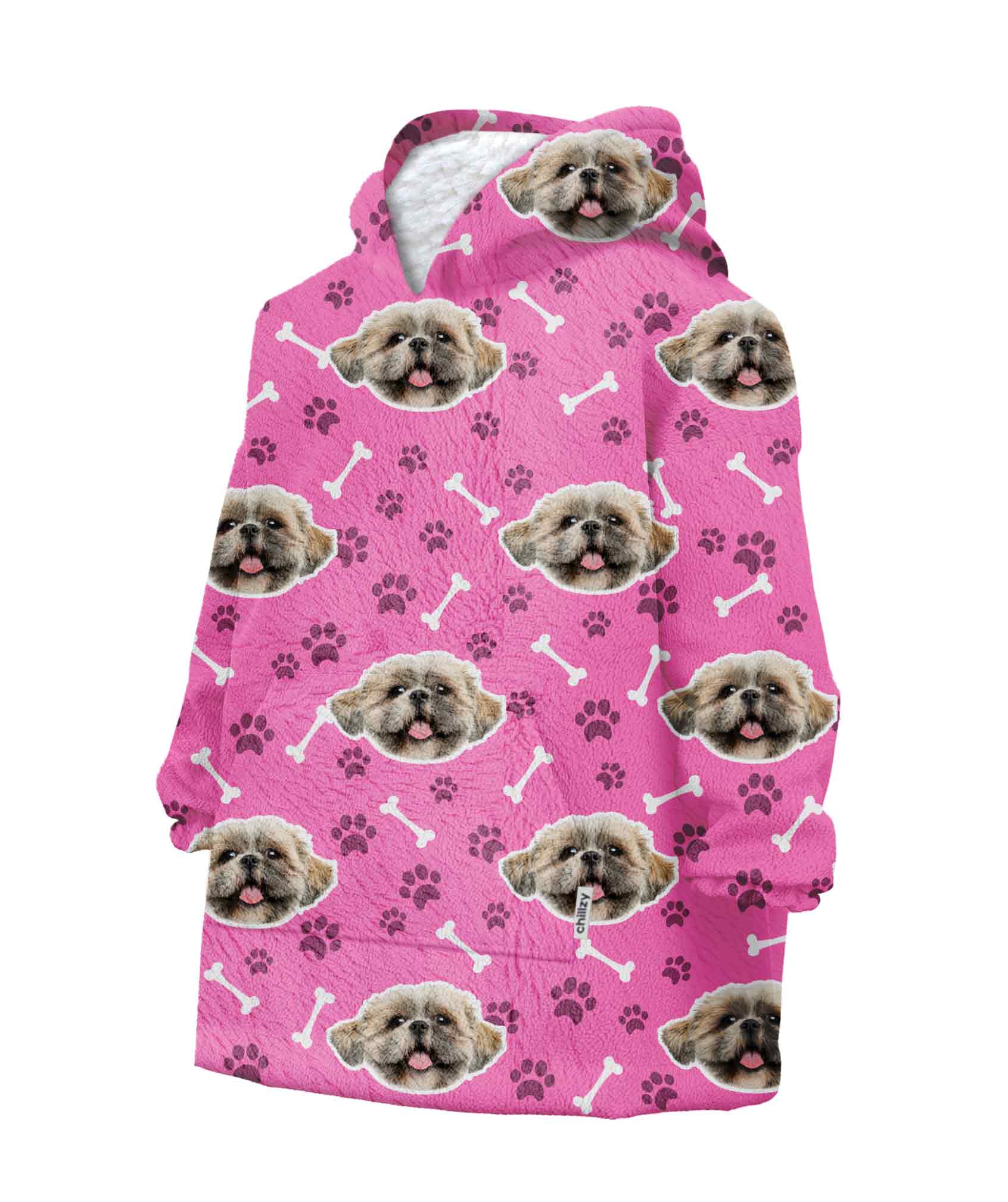 Your Dog Chillzy Kids Hoodie Blanket