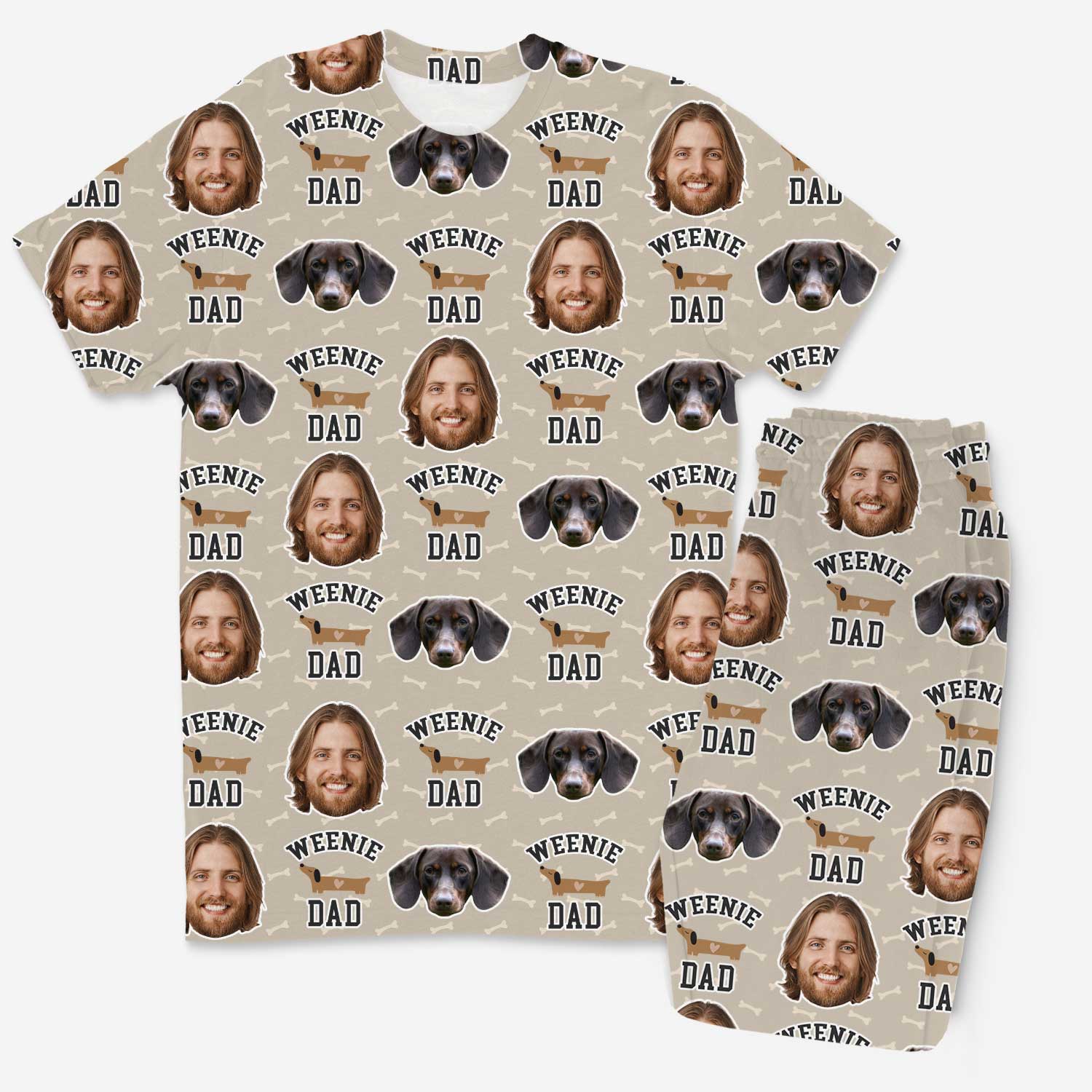 Weenie Dad Men's Personalized Pajamas - Pant Set