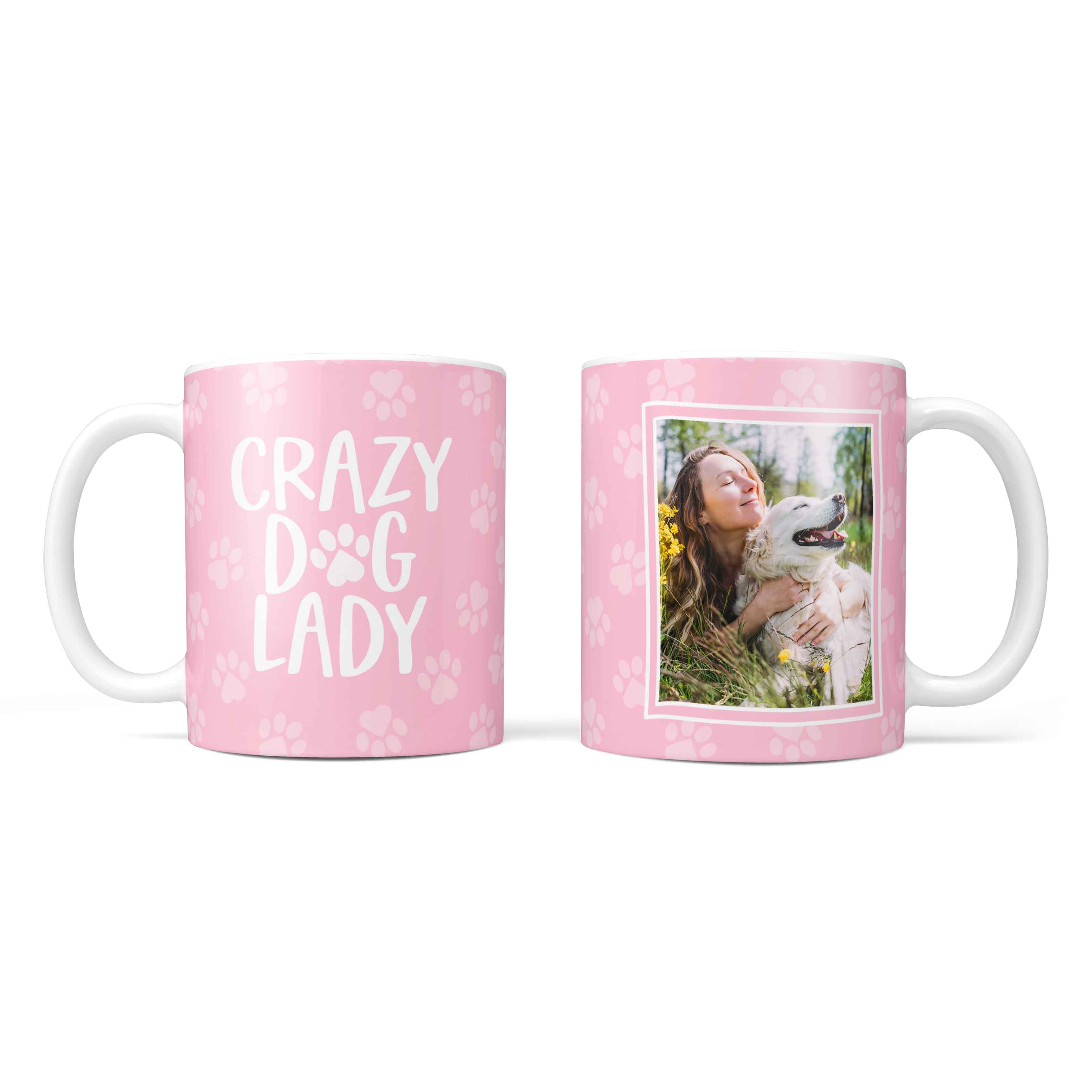 Crazy Dog Lady Photo Frame Personalized Mug