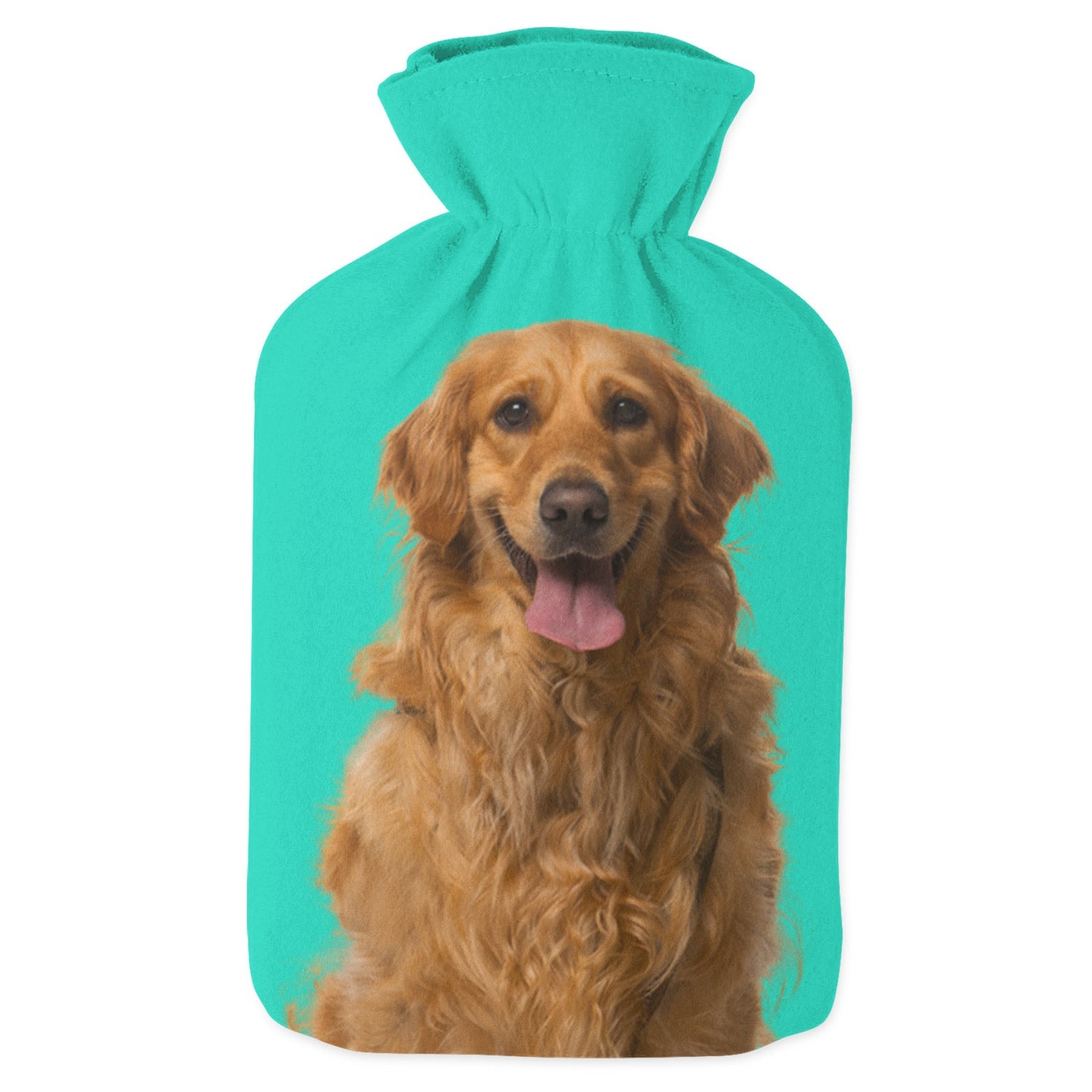 mint personalized dog hot water bottle