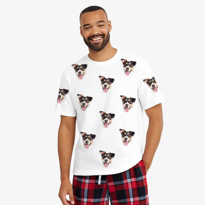 mens dog personalized pajamas