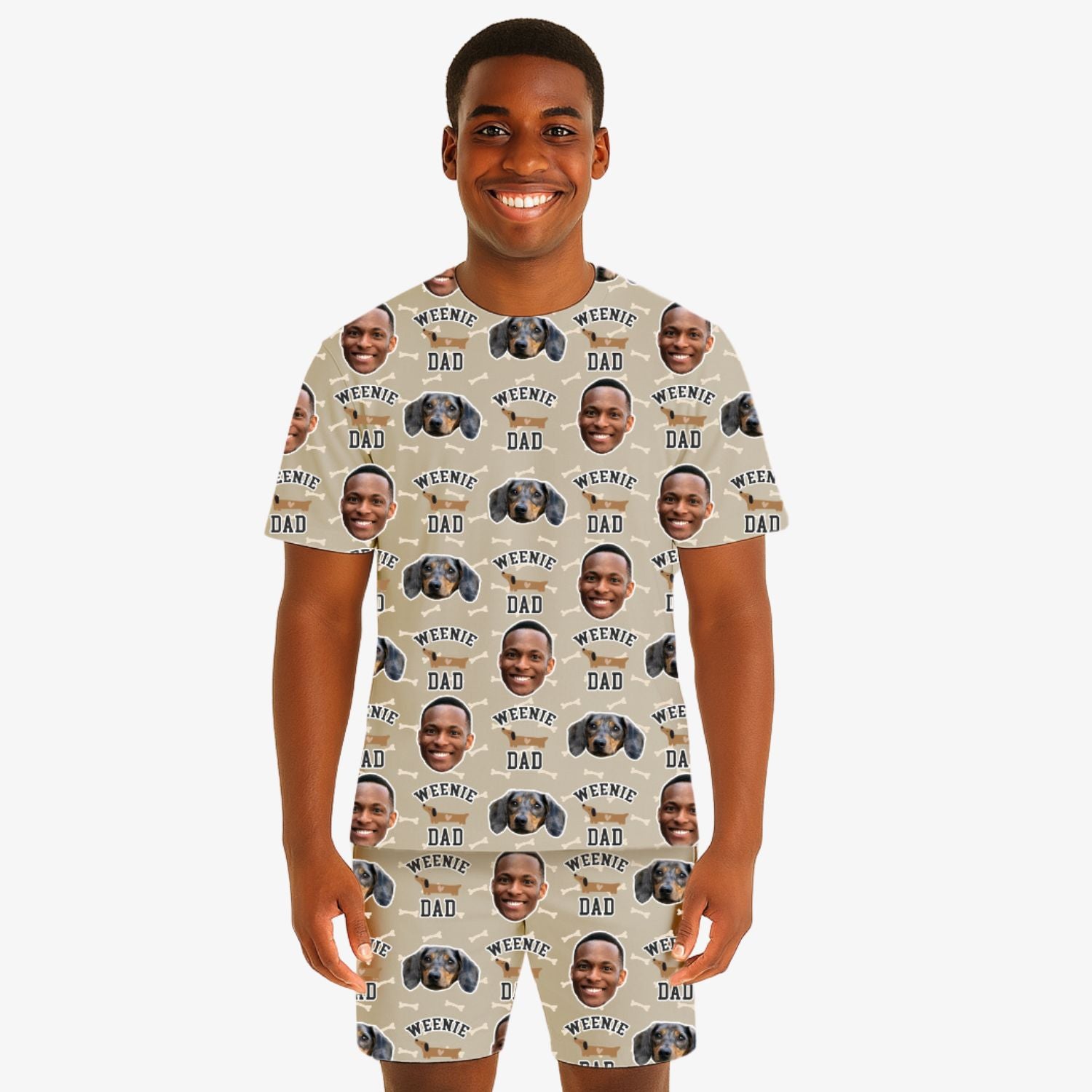 Weenie Dad Men's Personalized Pajamas - Shorts Set