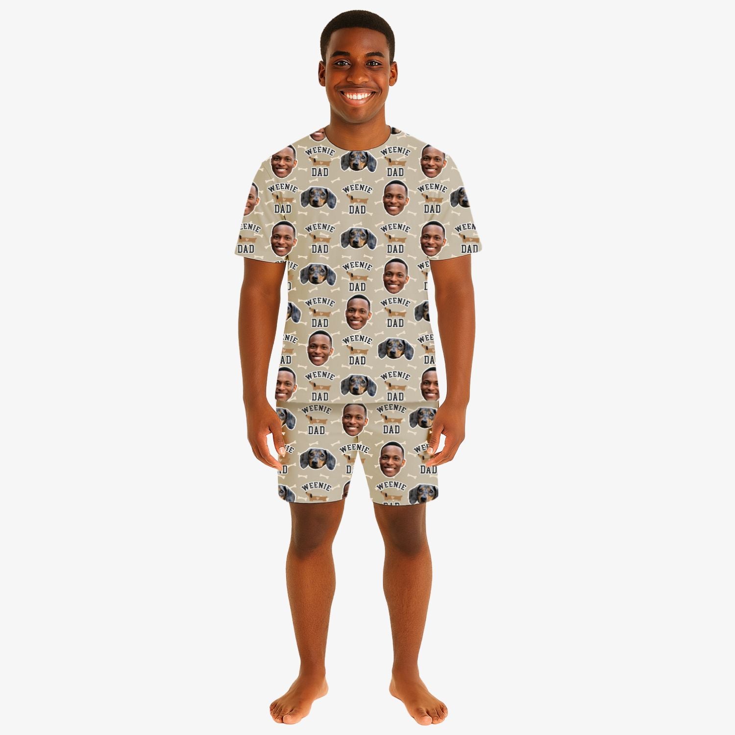 Weenie Dad Men's Personalized Pajamas - Shorts Set