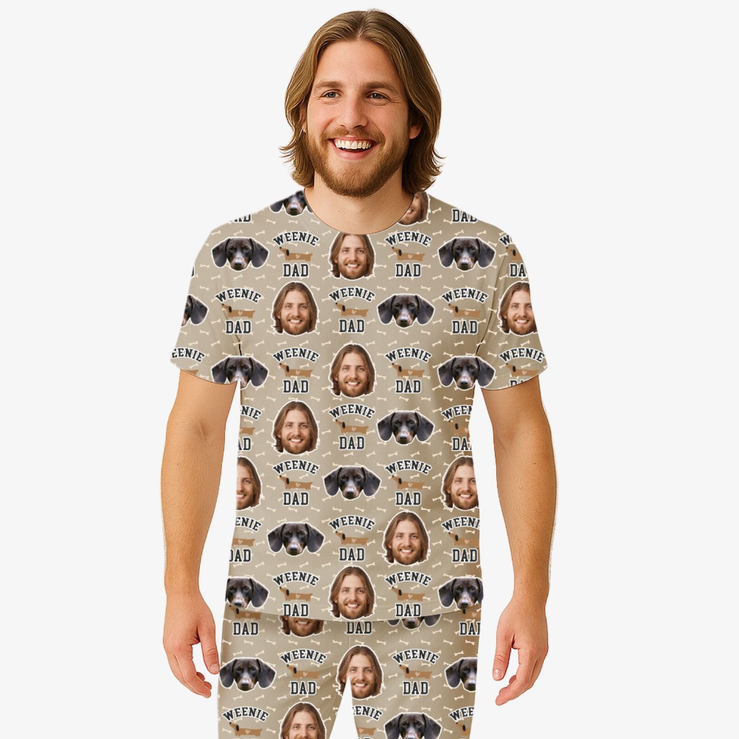 Weenie Dad Men's Personalized Pajamas - Pant Set