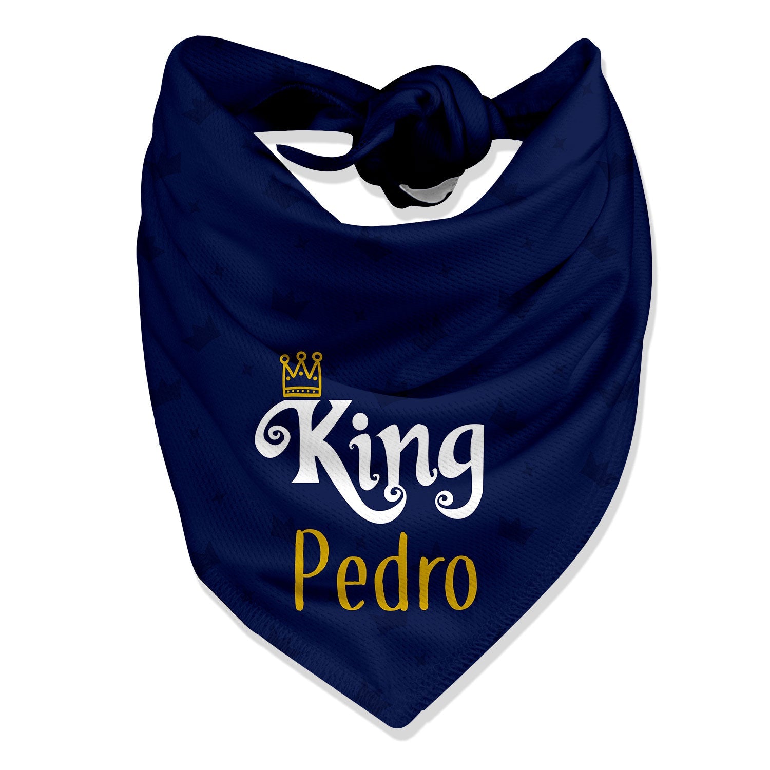 King Personalized Dog Bandana
