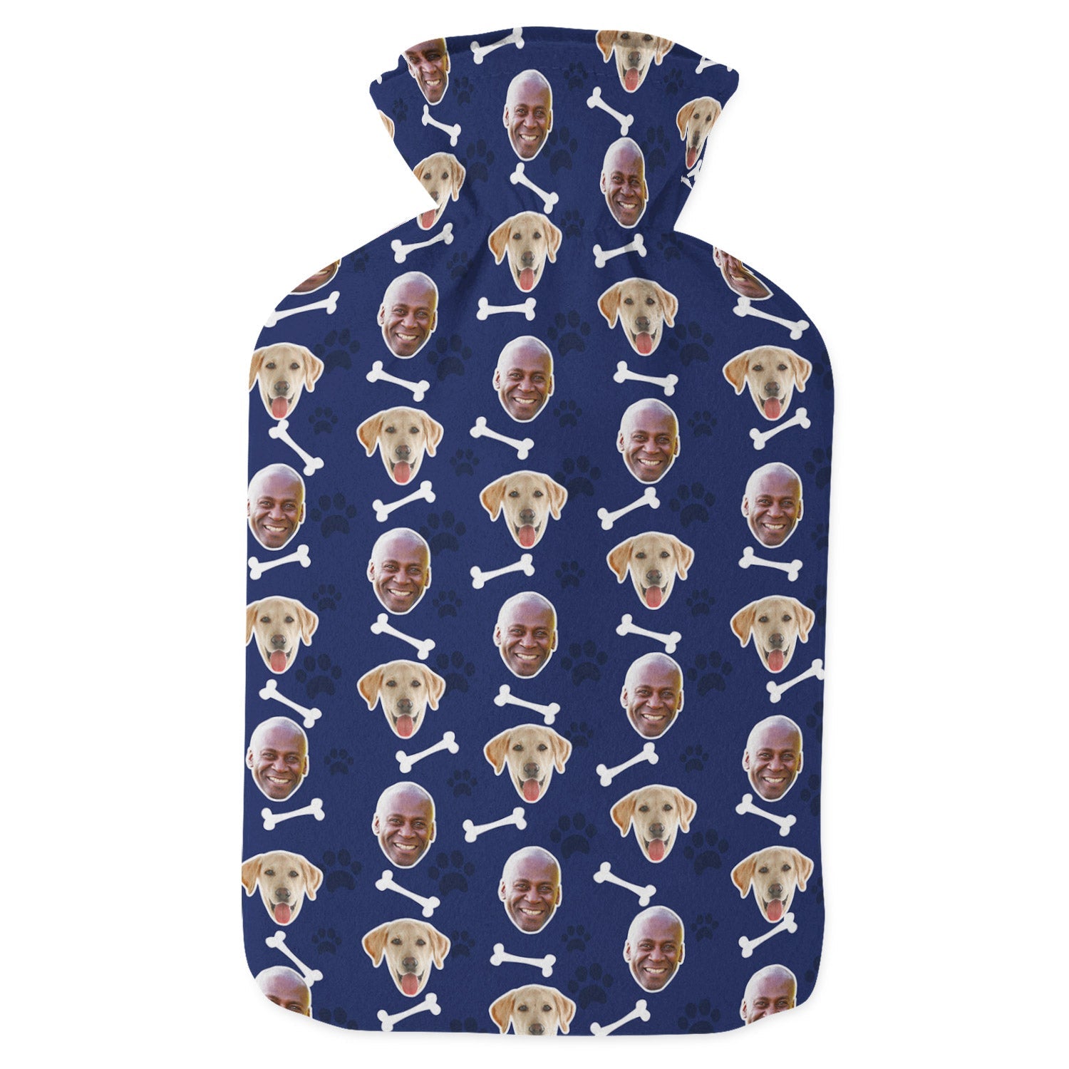 Dog & Owner Personalized Hot Water Bottle