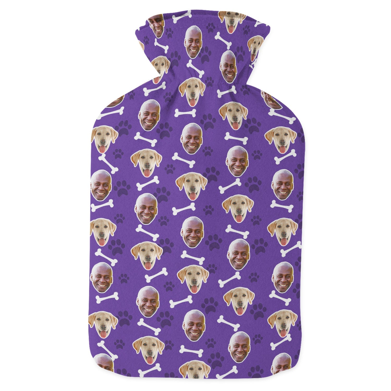 Dog & Owner Personalized Hot Water Bottle