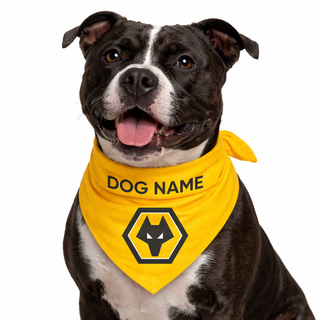 Personalized Wolves Dog Bandana