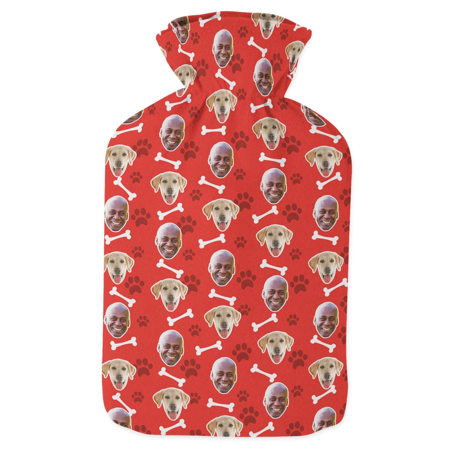Dog & Owner Personalized Hot Water Bottle