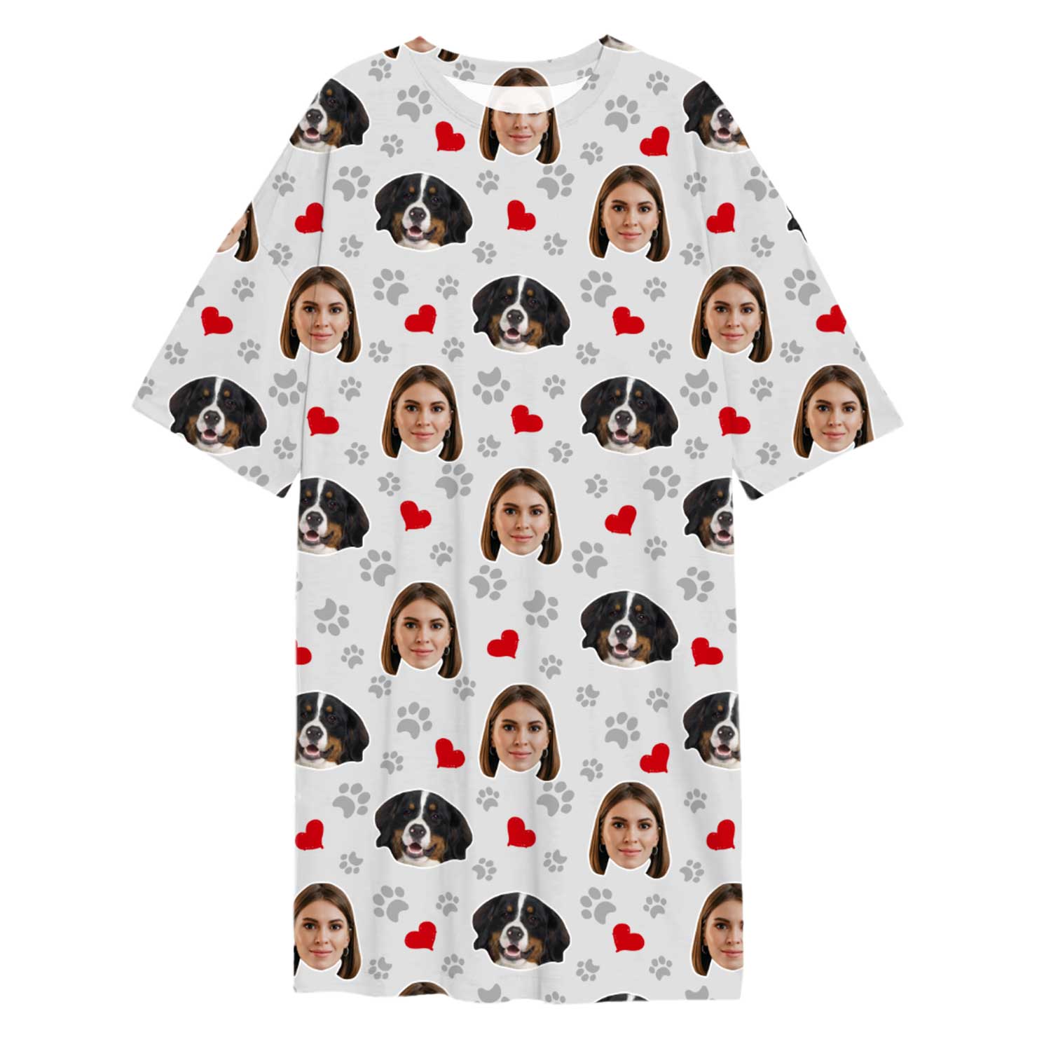 Paws & Hearts Custom Sleep Tee