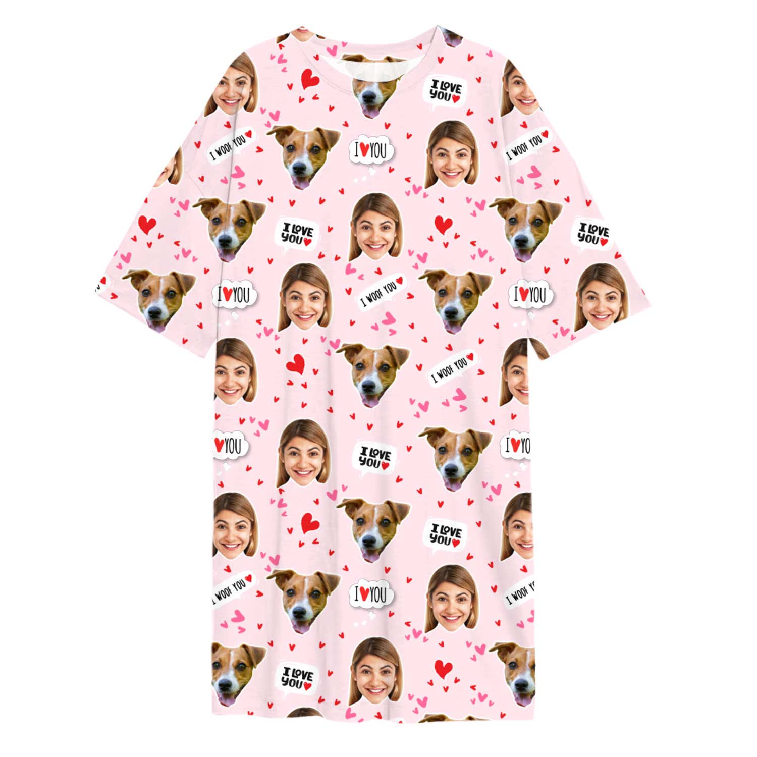 I Woof You Custom Sleep Tee
