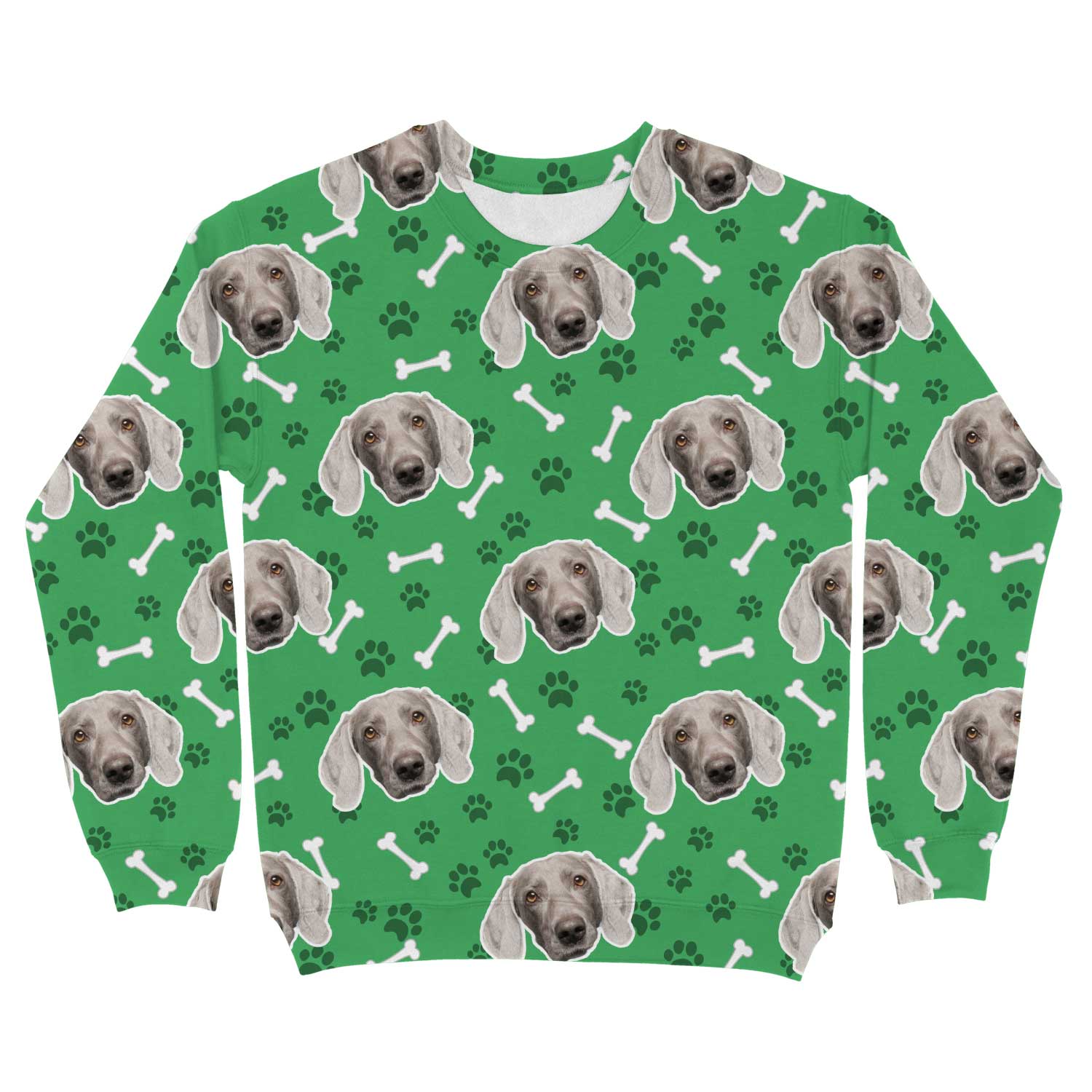 Dogzy Pattern Personalized Sweatshirt