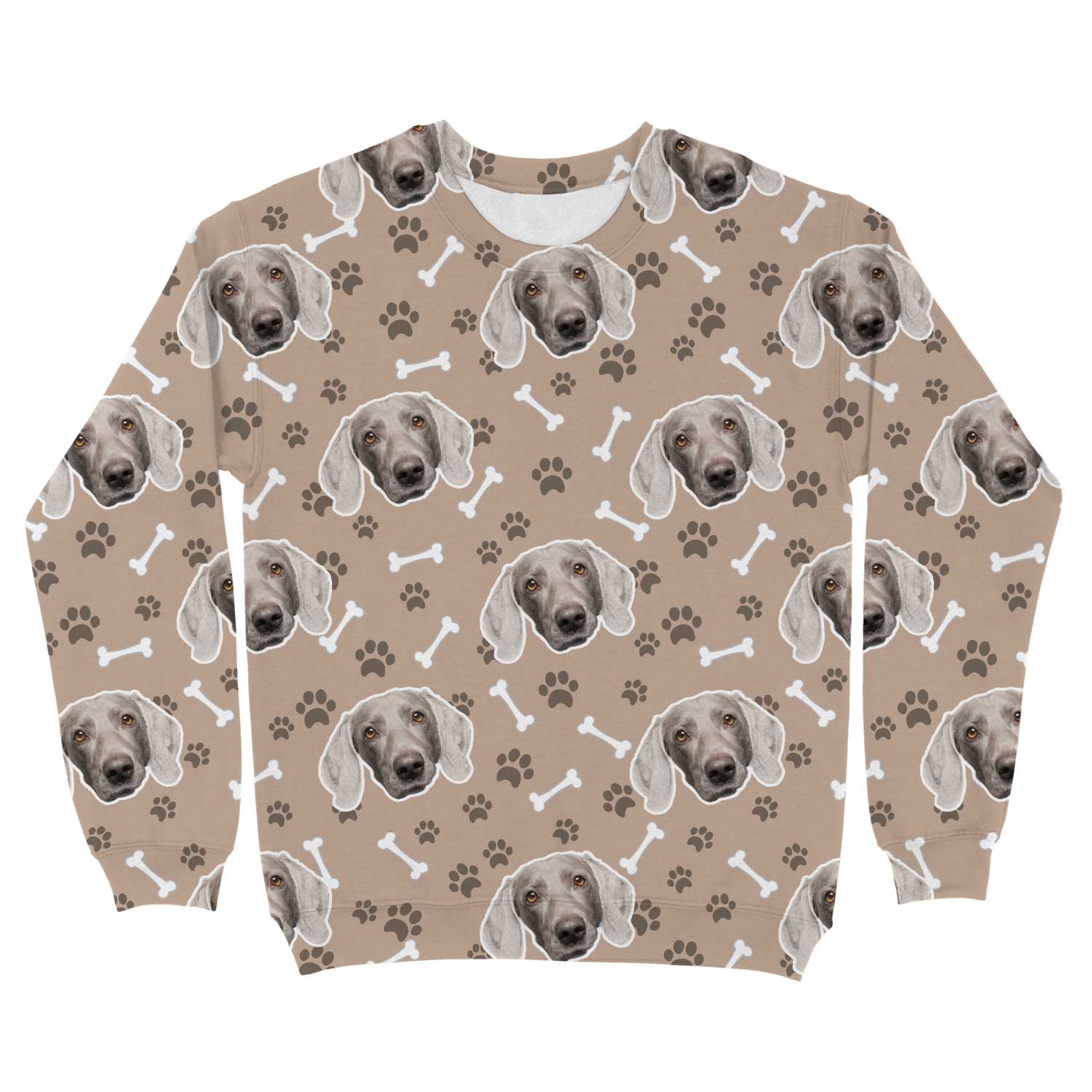 Dogzy Pattern Personalized Sweatshirt