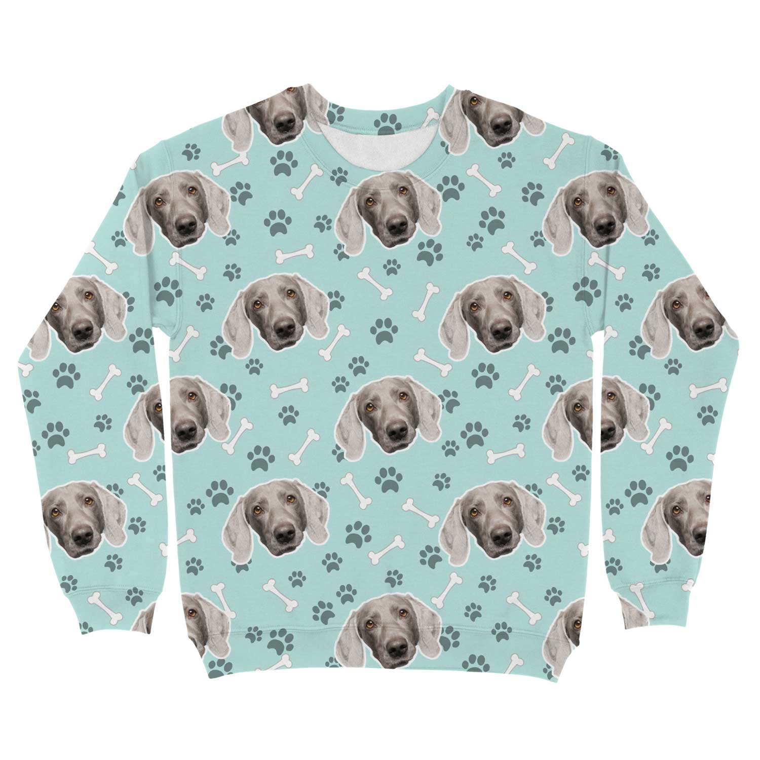 Dogzy Pattern Personalized Sweatshirt