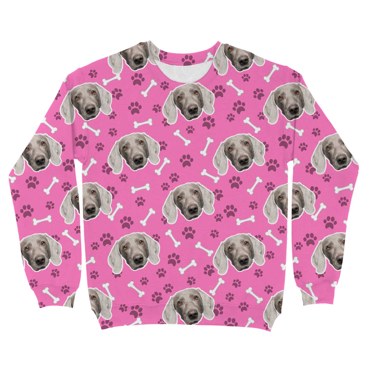 Dogzy Pattern Personalized Sweatshirt