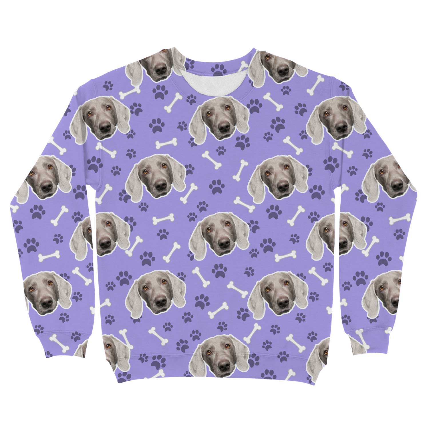 Dogzy Pattern Personalized Sweatshirt