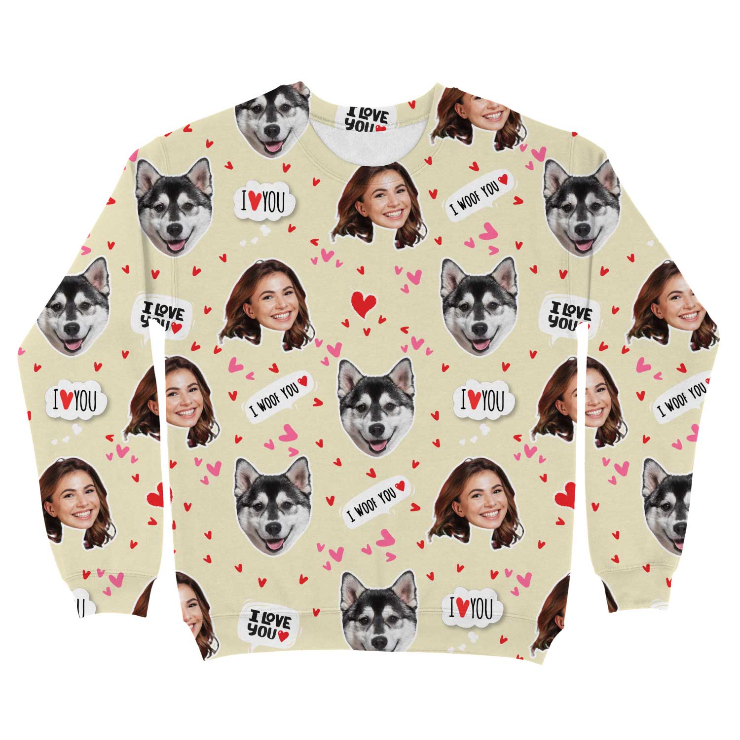 I Woof You Personalized Sweatshirt