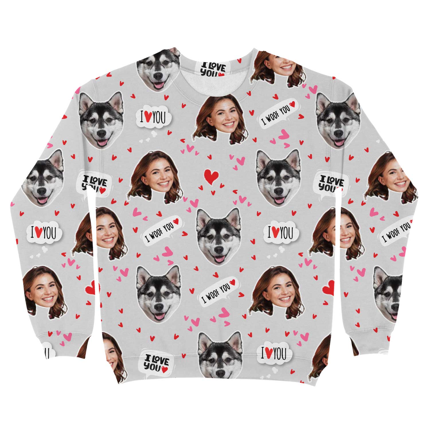 I Woof You Personalized Sweatshirt