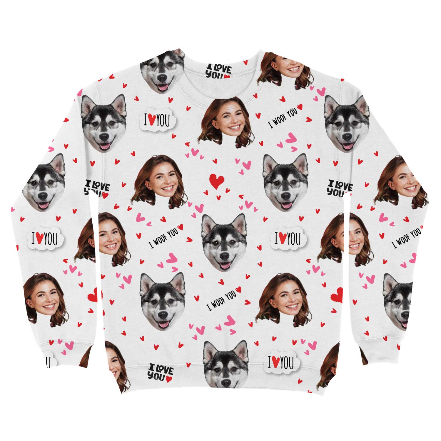 I Woof You Personalized Sweatshirt