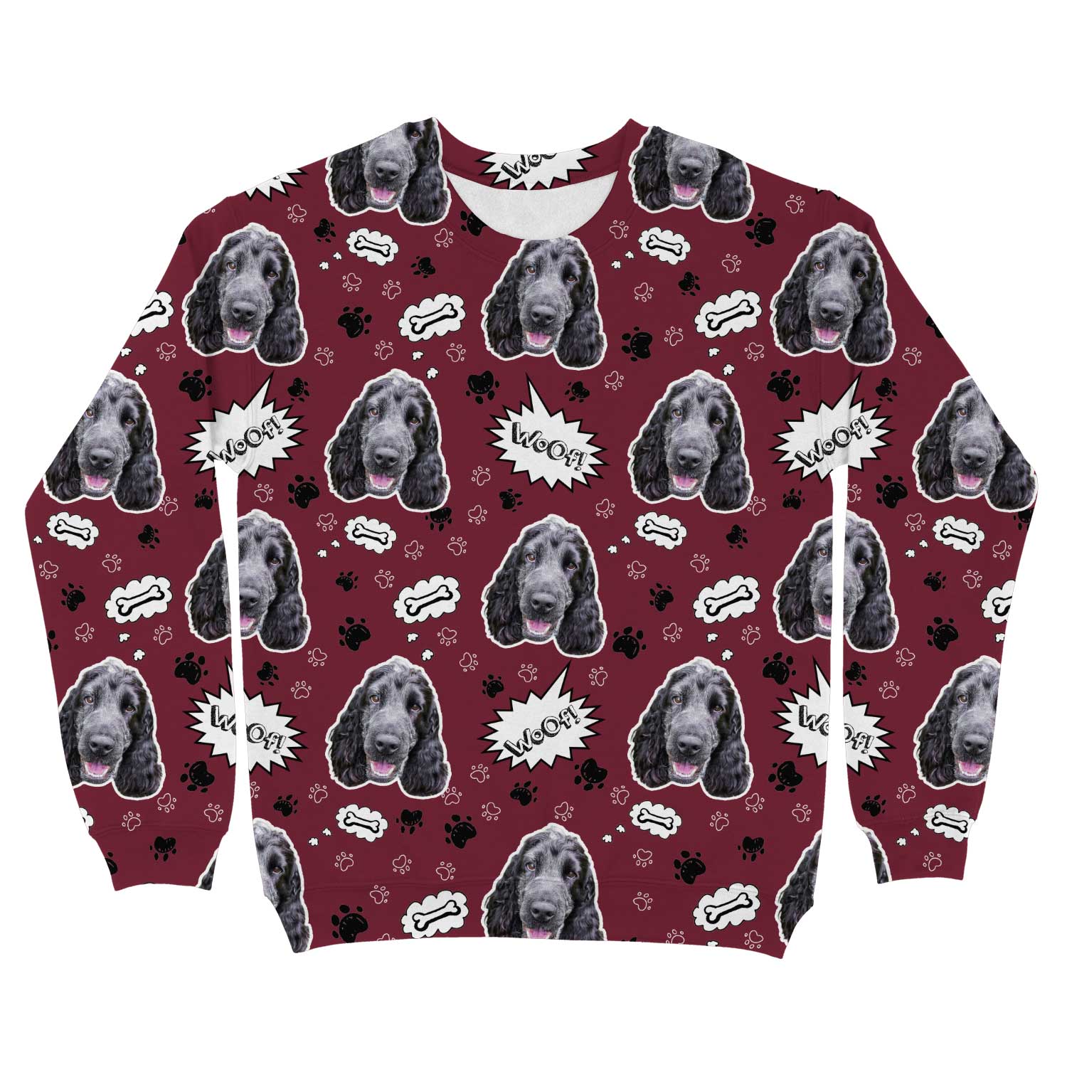 Woof Dog Personalized Sweatshirt