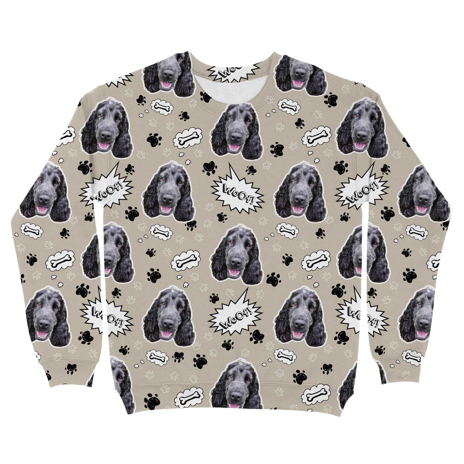 Woof Dog Personalized Sweatshirt