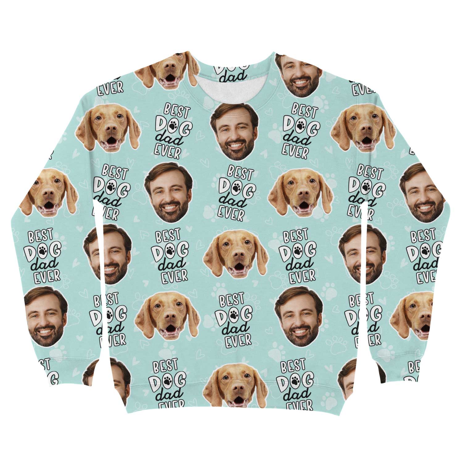 Best Dog Dad Ever Personalized Sweatshirt